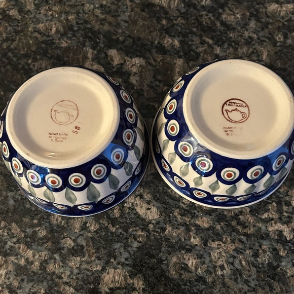 2 polish pottery bowls - Picture 3 of 4